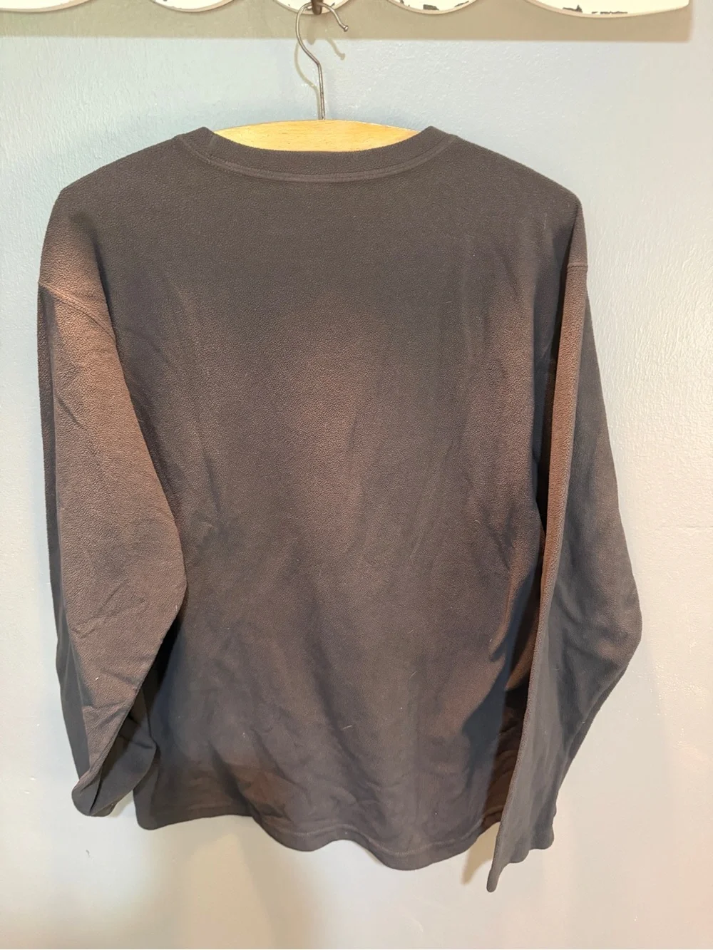 THE NORTHFACE CHARCOAL FLEECE PULLOVER SZ L